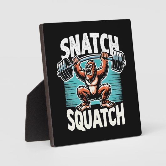 Plaque Photo Snatch Squatch - Drôle Poids (Recto)