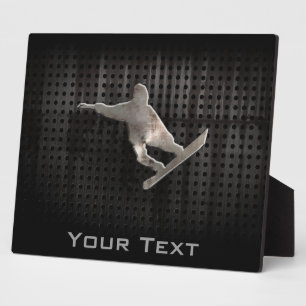 Plaque Photo Snowboarding