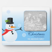 Plaque Photo Snowman (Devant)