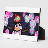 Plaque Photo Snowman lovey (Côté)