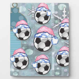 PLAQUE PHOTO SOCCER BALLS