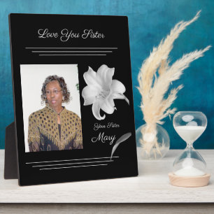 Plaque Photo Soeur