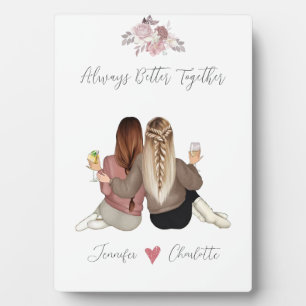 Plaque Photo Soeur d'âme personnalisée