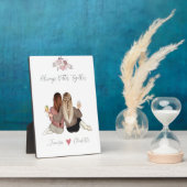 Plaque Photo Soeur d'âme personnalisée (Côté)