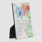 Plaque Photo Soeur Spéciale, Poème D'Ami (Côté)