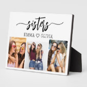 Plaque Photo Soeurs 3 Photo Collage Famille Keepsaké cadeau (Côté)
