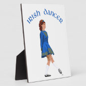 Plaque Photo Soft Shoe Irish Dancer in Blue (Côté)