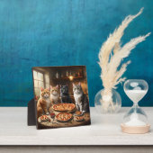 Plaque Photo Soirée Pizza Chat, (Insitu)