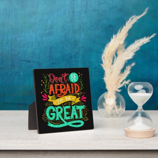 Plaque Photo Sois génial (Insitu)