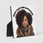 PLAQUE PHOTO SOIS HEUREUX ! (Recto)