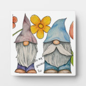 Plaque Photo Sois Mon Gnomie (Devant)