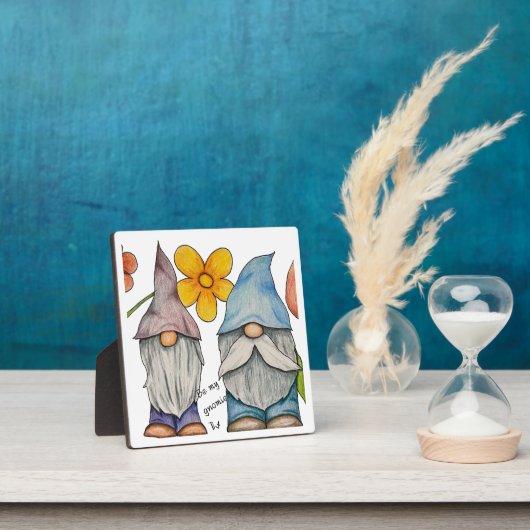 Plaque Photo Sois Mon Gnomie (Insitu)