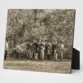 Plaque Photo Soldat civil (Côté)