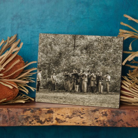 Plaque Photo Soldat civil (Côté)