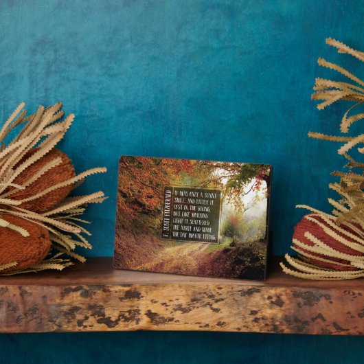 Plaque Photo Soleil (Côté)