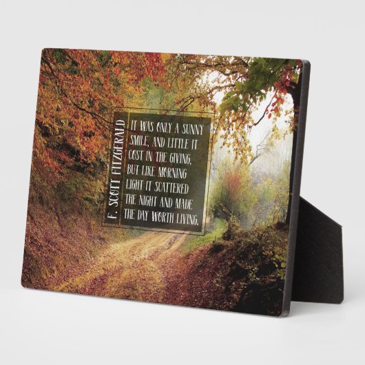 Plaque Photo Soleil (Côté)