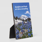 Plaque Photo Soleil et air frais (Côté)