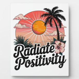 Plaque Photo Soleil positif