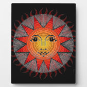 Plaque Photo Soleil souriant (Devant)