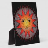 Plaque Photo Soleil souriant (Côté)