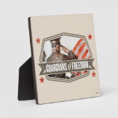 Plaque Photo Solider-Guardian de la liberté (Recto)