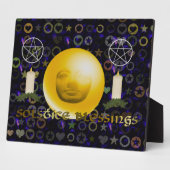 Plaque Photo Solstice Blessings (Côté)