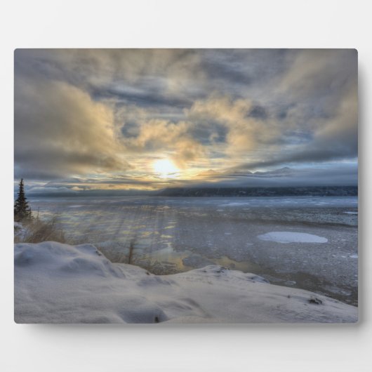 Plaque Photo Solstice d'hiver Turnagain Arme (Devant)