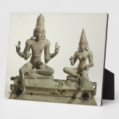 Plaque Photo Somaskanda, Chola, Tamil Nadu (bronze) (Côté)