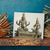Plaque Photo Somaskanda, Chola, Tamil Nadu (bronze) (Côté)