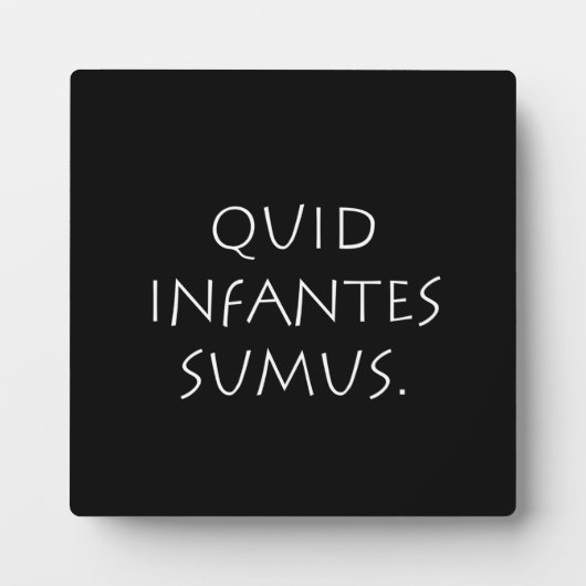Plaque Photo Somme d'infantes (Devant)