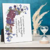 Plaque Photo Son-in-Law gift (Côté)