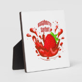 Plaque Photo Sorbet de framboise (Recto)