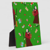 Plaque Photo sorcière de noël Befana (Côté)