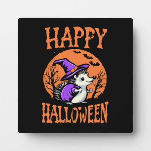 Plaque Photo Soricidé de la sorcière d'Halloween heureux