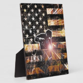 Plaque Photo Soudage des étincelles et flammes (Côté)