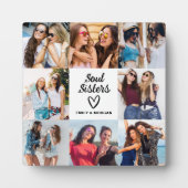 Plaque Photo Soul Soeurs Script Cadeau Pour Amis Photo Collage (Devant)