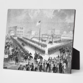 Plaque Photo Soulèvement sioux de Santee, Mankato, Minnesota, 1 (Côté)