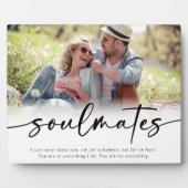 Plaque Photo Soulmates dit script photo (Devant)