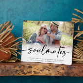 Plaque Photo Soulmates dit script photo (Côté)