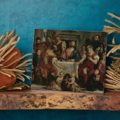 Plaque Photo Souper at Emmaus (Côté)