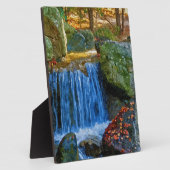 Plaque Photo Source d'eau bleue (Côté)