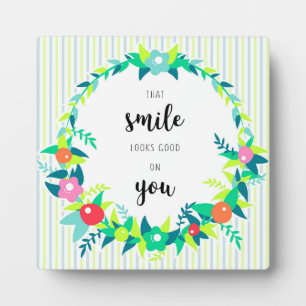Plaque Photo Sourire