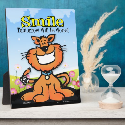 Plaque Photo Sourire (Côté)