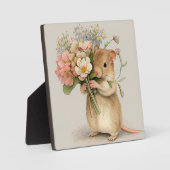 Plaque Photo Souris adorable (Recto)