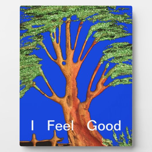 Plaque Photo Sous le ciel bleu : La collection d'arbres Acacia (Devant)