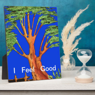 Plaque Photo Sous le ciel bleu : La collection d'arbres Acacia