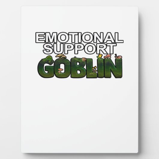 Plaque Photo Soutenir Goblin Classique (Devant)