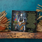 Plaque Photo Souvenez-vous de moi Gypsy Fortune Teller Poem Pla (Côté)