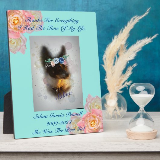 Plaque Photo Souvenez-vous de mon souvenir (Côté)