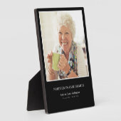 Plaque Photo Souvenir de la famille commémorative Conserver la  (Côté)